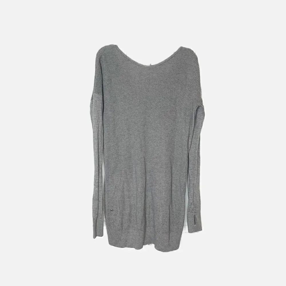 Lululemon The Sweater Life Heathered Medium Grey Pullover Women’s Size Small / 6